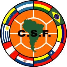 [The emblem of the Confederaci&oacute;n Sudamericana de F&uacute;tbol]