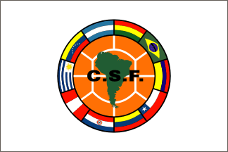 [The flag of the Confederaci&oacute;n Sudamericana de F&uacute;tbol]