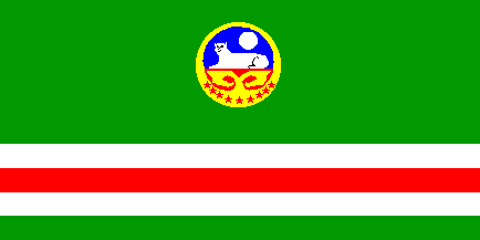 Flag of Chechenia